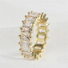 Classic Baguette Cubic Zirconia Ring