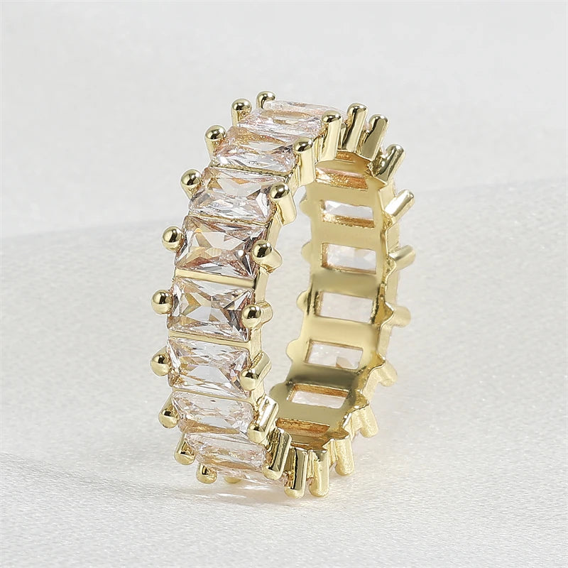 Classic Baguette Cubic Zirconia Ring