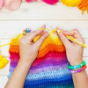 Ergonomic Crochet Hook Set with Knitting Needles