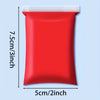 A red plastic pouch of air dry clay modeling set with tools.
