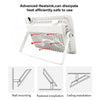 White advanced heatsink designed to dissipate heat efficiently and safely for use.