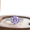 Lab-Created Moissanite Diamond Ring