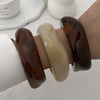Vintage Geometrisches Acryl-Armreif
