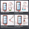 Professional 6000-Count Digital Multimeter with NCV Detection and Rechargeable Battery