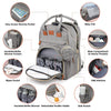 3-in-1 Diaper Bag Backpack with Foldable Changing Mat