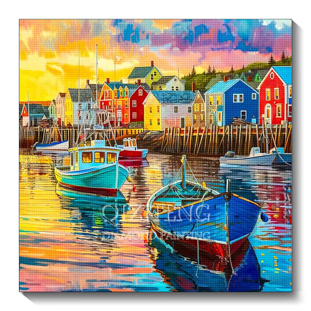 5D Diamond Painting Kit - Scenic Landscape Art