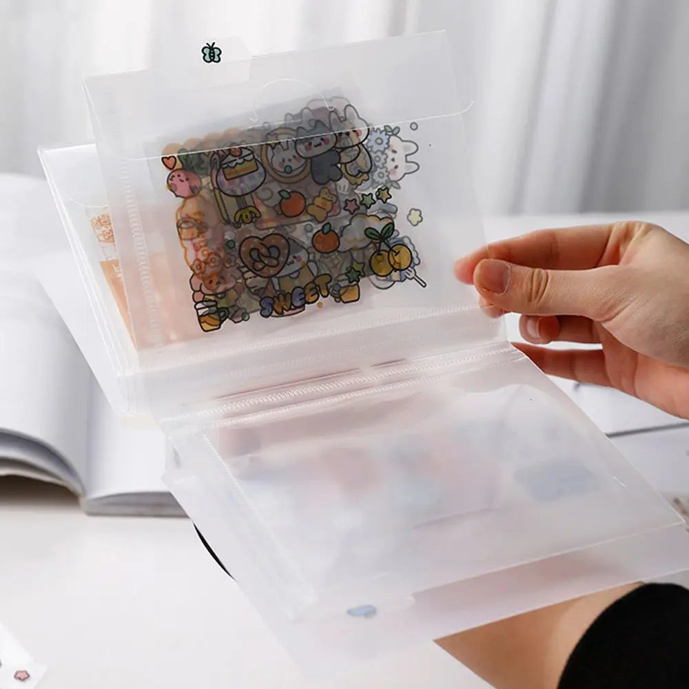 Clear Storage Book for Stickers and Documents
