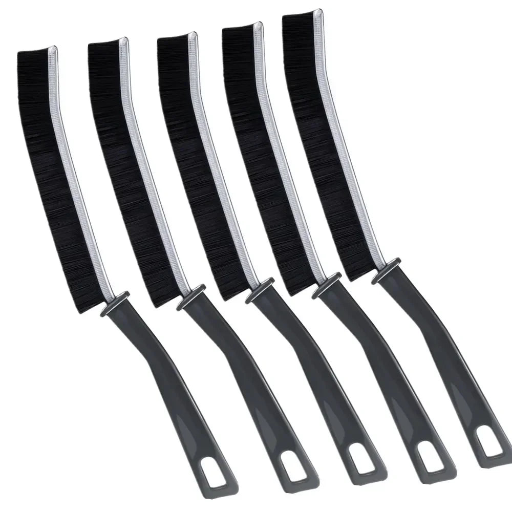Hard-Bristled Crevice Cleaning Brush for Tight Spaces and Grout