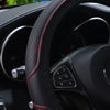 Premium PU Leather Embossed Steering Wheel Cover (14.5-15 Inch)