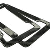 Carbon Fiber Style License Plate Frame with Screw Kit