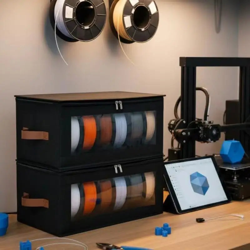 3D Printer Filament Storage Bag with Foldable Design