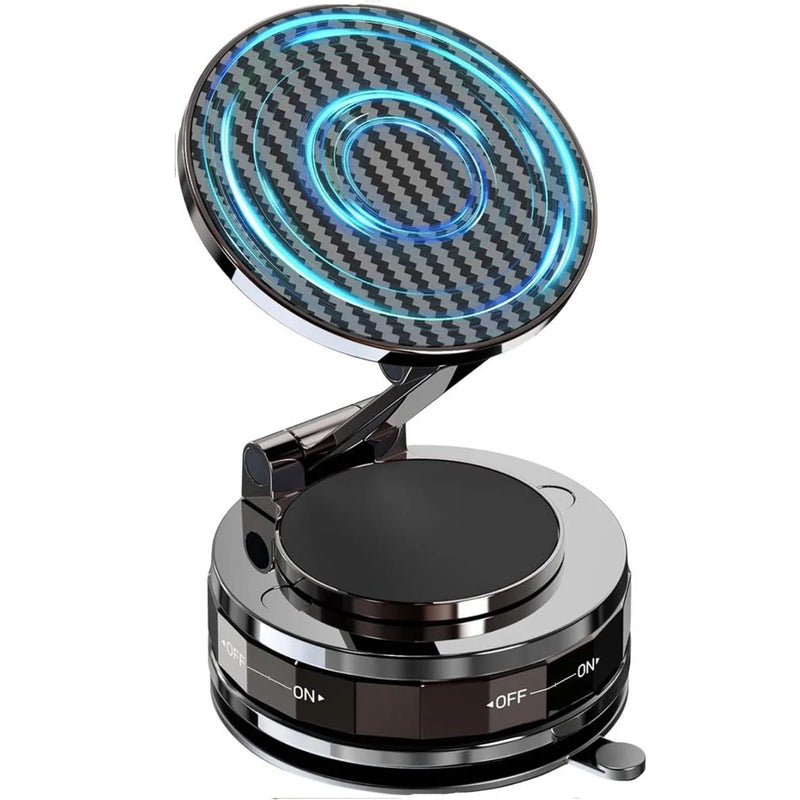 Compact Magnetic Car Phone Mount with 360° Rotation