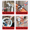 Self-Locking Pipe Wrench with Adjustable CR-V Steel Jaws