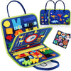 Montessori Busy Board for Toddlers - Sensory Learning & Fine Motor Skills