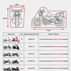 All-Season Waterproof Motorcycle Cover with Storage Bag