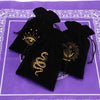 Black Velvet Tarot Card Storage Bag