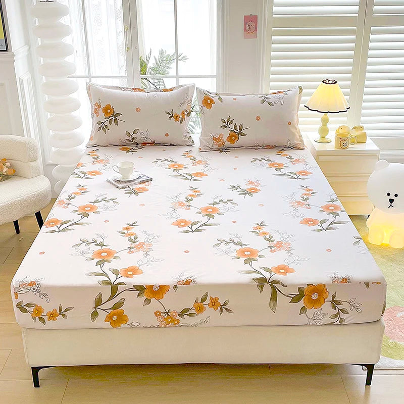 Zebra Print Fitted Bed Sheet with Elastic Edge