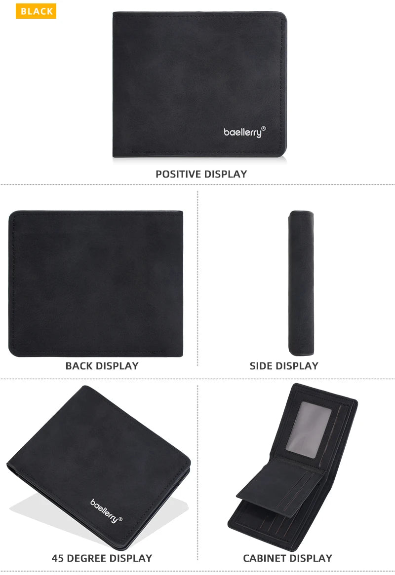 Minimalist Card Holder Wallet for Men with Multiple Slots