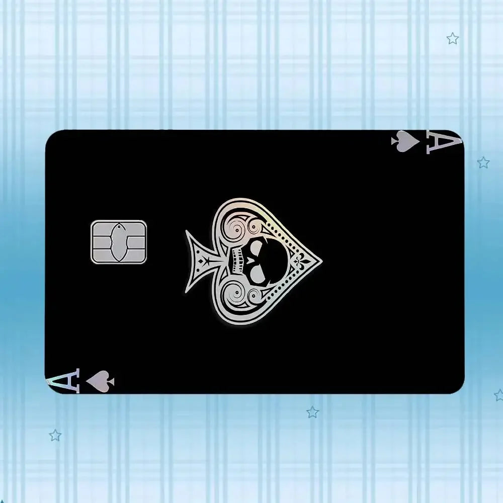 Holographic Card Skin Stickers (4-Pack) – Waterproof, Scratch-Resistant