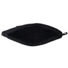 Black ECG print nurse-themed makeup bag with a zipper closure