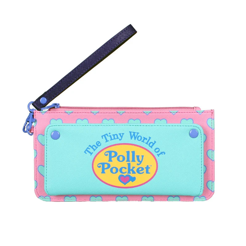 Kawaii Fold Wallet with Cartoon Print and Coin Pocket