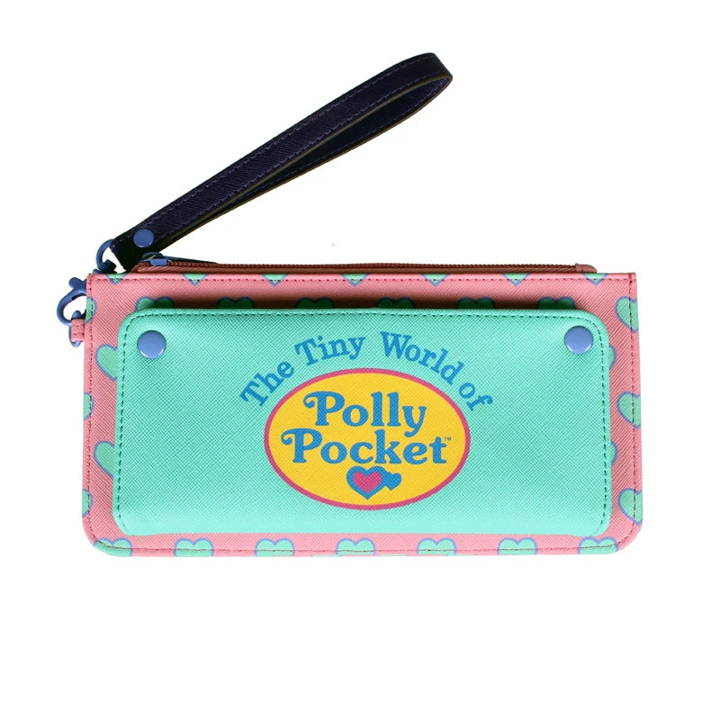 Kawaii Fold Wallet with Cartoon Print and Coin Pocket