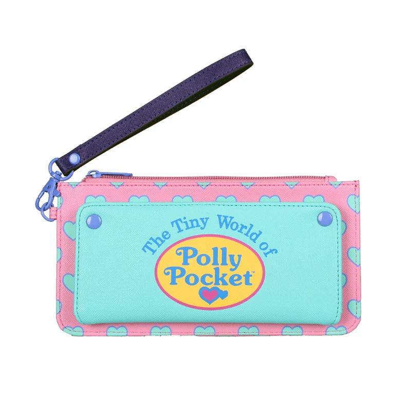Kawaii Fold Wallet with Cartoon Print and Coin Pocket
