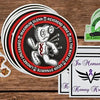 A collection of custom die-cut vinyl stickers featuring various designs including a bear, a female character, and text logos.