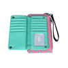 Kawaii Fold Wallet with Cartoon Print and Coin Pocket