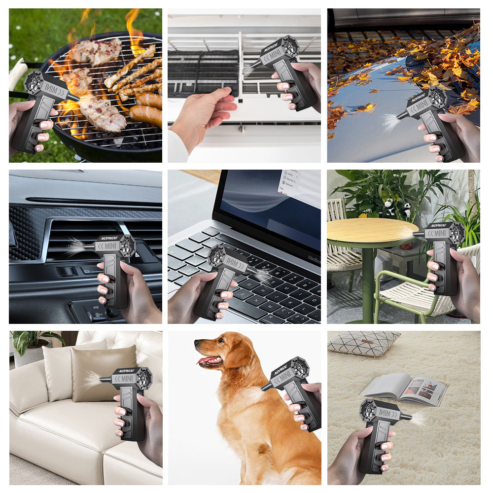 Portable Turbo Fan with 5 Nozzles
