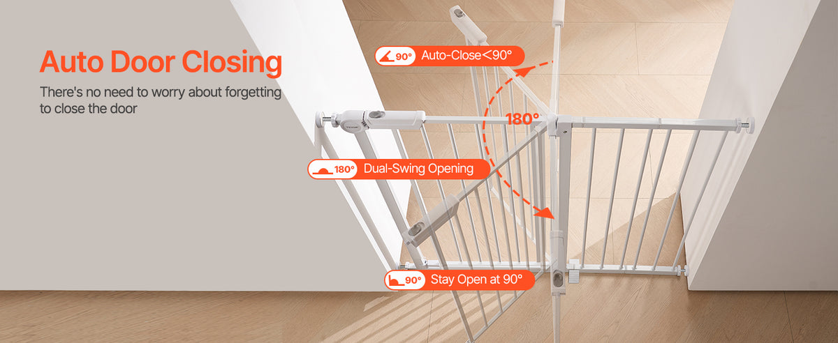 Walk-Through Safety Gate for Babies and Pets
