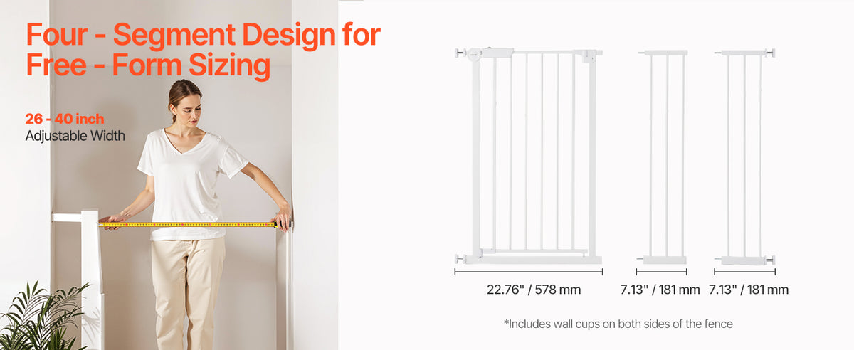 Walk-Through Safety Gate for Babies and Pets