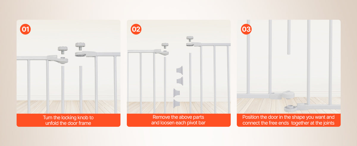 Walk-Through Safety Gate for Babies and Pets