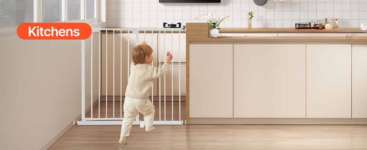 Walk-Through Safety Gate for Babies and Pets