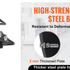 Heavy-Duty Swivel Plate Casters with Dual Locking Brakes (Set of 4)