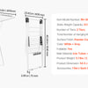 Adjustable Rollable Clothes Drying Rack with Sock Clips