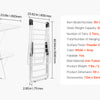 Adjustable Rollable Clothes Drying Rack with Sock Clips