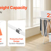 Adjustable Rollable Clothes Drying Rack with Sock Clips