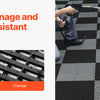 Interlocking Drainage Floor Tiles with Anti-Slip Surface