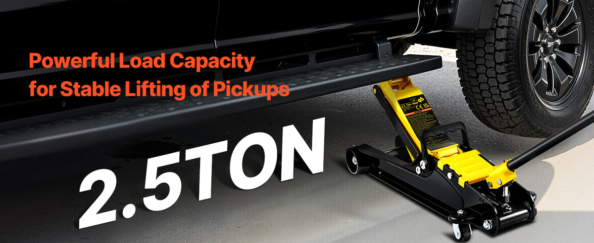 2.5 Ton Low Profile Floor Jack with Hydraulic Pump