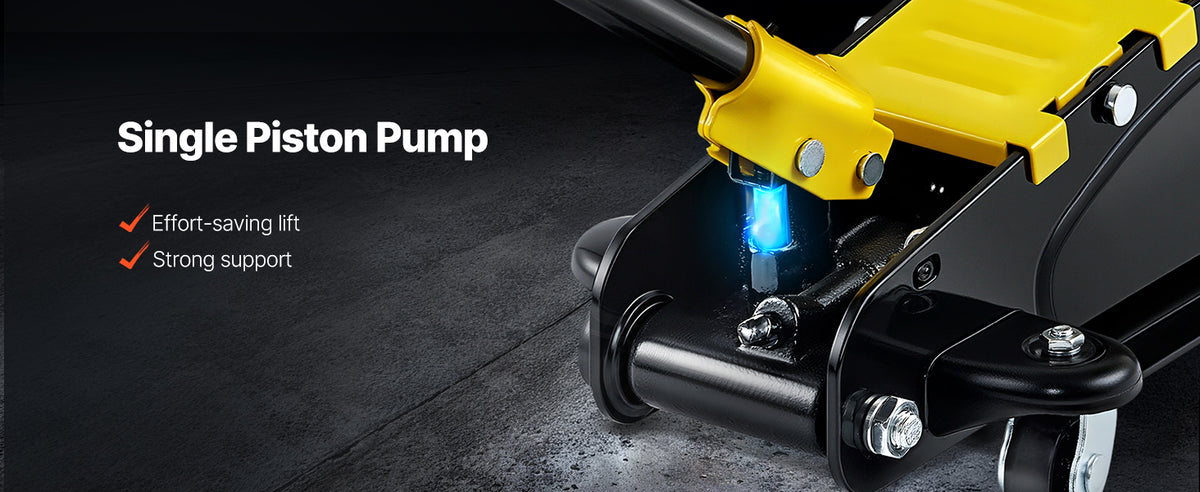 2.5 Ton Low Profile Floor Jack with Hydraulic Pump
