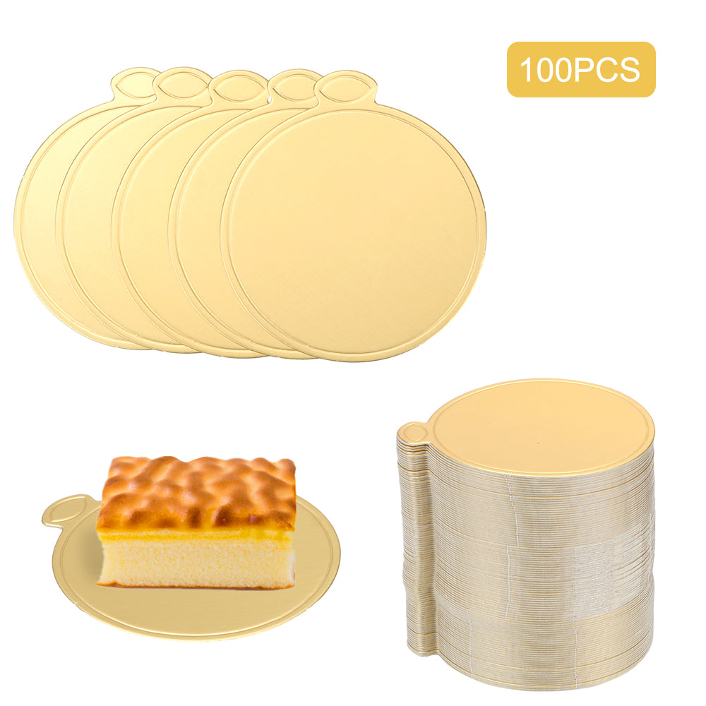 Gold Disposable Cake Boards for Dessert Display