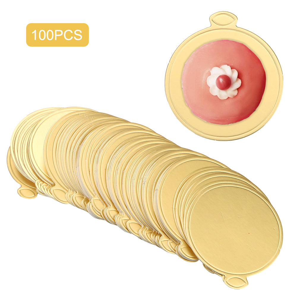 Gold Disposable Cake Boards for Dessert Display