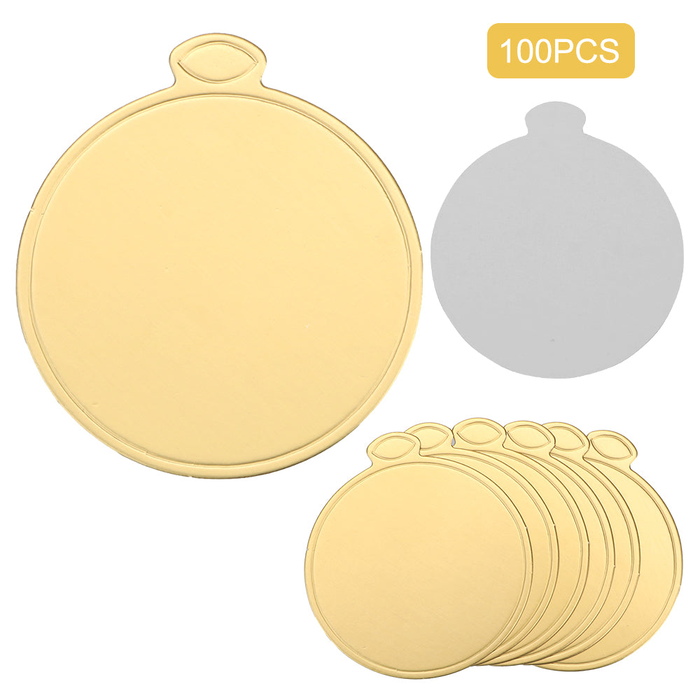 Gold Disposable Cake Boards for Dessert Display
