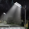 Solar-Powered LED Flood Light with Motion Sensor and Remote Control