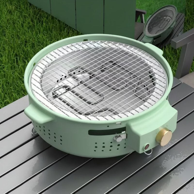 Dual-Fuel Elektro- & Holzkohle-Indoor-Grill