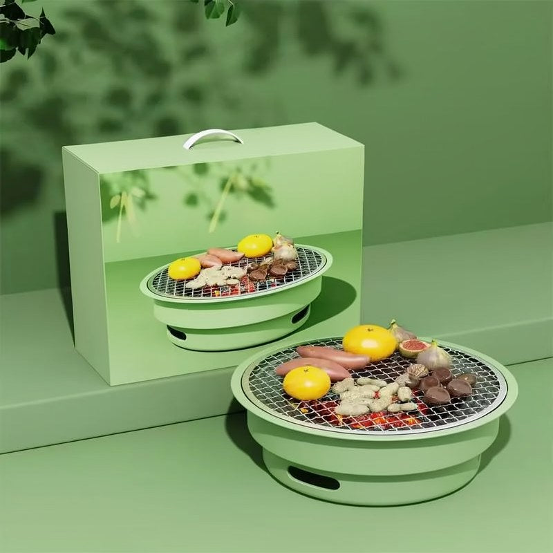 Dual-Fuel Elektro- & Holzkohle-Indoor-Grill