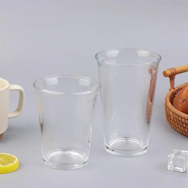 Flared Rim Borosilicate Glass Tumbler
