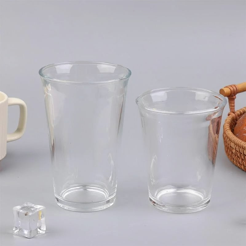 Flared Rim Borosilicate Glass Tumbler