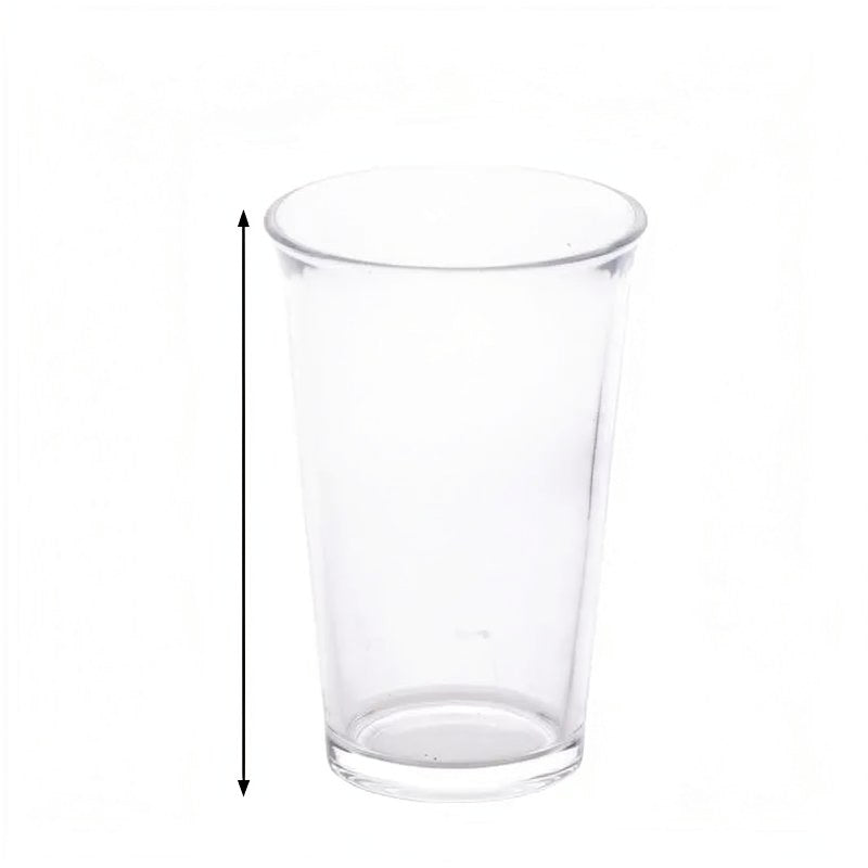 Flared Rim Borosilicate Glass Tumbler
